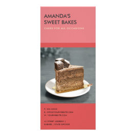 TARJETA PUBLICITARIA SERVICIO MODERNO DE PRECIO DE BAQUERÍA ROJA DE COL