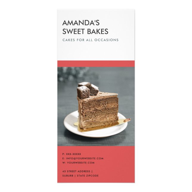 TARJETA PUBLICITARIA SERVICIO MODERNO DE PRECIOS DE BAQUERÍA NEGRO NEGR (Atrás)