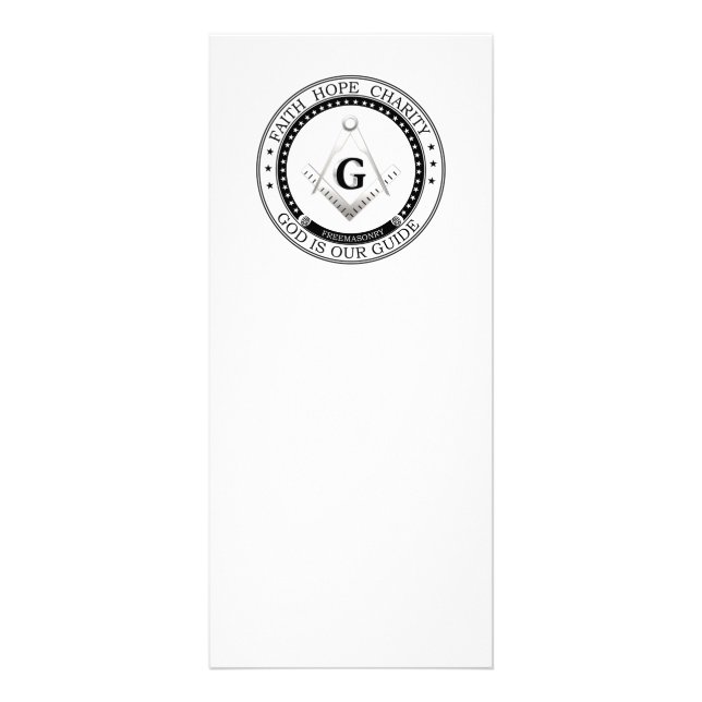 Tarjeta Publicitaria Símbolo de masonería (Frente)