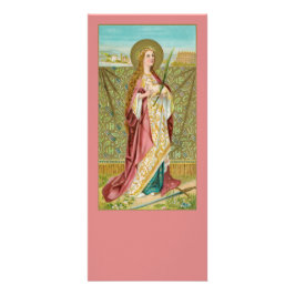 Tarjeta Publicitaria St. Agnes of Rome (BC 01)