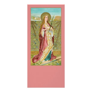 Tarjeta Publicitaria St. Agnes of Rome (BC 01)