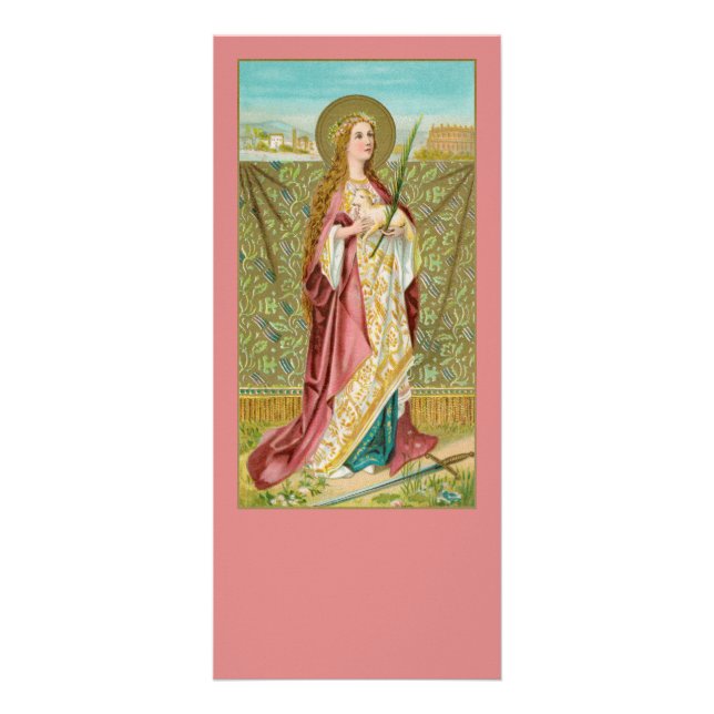 Tarjeta Publicitaria St. Agnes of Rome (BC 01) (Frente)