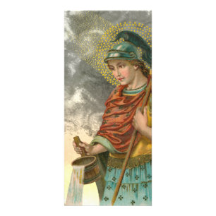 Tarjeta Publicitaria St. Florian con cubo (humo; M 019)