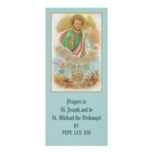 Tarjeta Publicitaria St. Joseph from a ‘Pilgrimage Card’ with Prayers