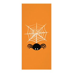 Tarjeta Publicitaria Telaraña de Halloween 
