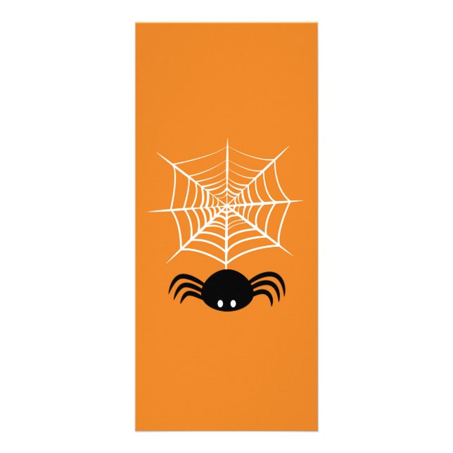 Tarjeta Publicitaria Telaraña de Halloween  (Frente)