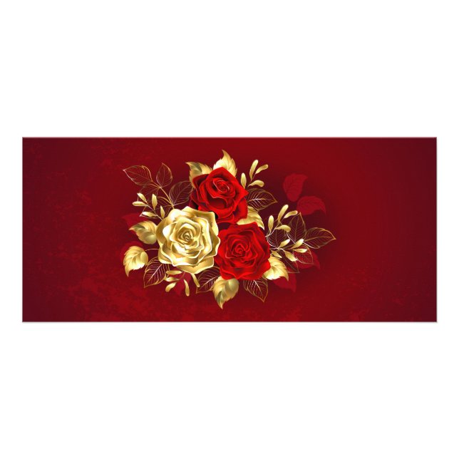 Tarjeta Publicitaria Tres Rosas Joyas (Frente)