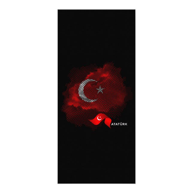 Tarjeta Publicitaria Turkey flag (Frente)