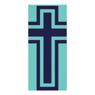 Tarjeta Publicitaria Variantes de la cruz azul cristiana