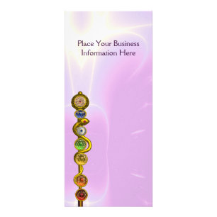 TARJETA PUBLICITARIA VÍA DE ASCLEPIUS,7 CHAKRAS,YOGA,ENERGÍA ESPIRITU