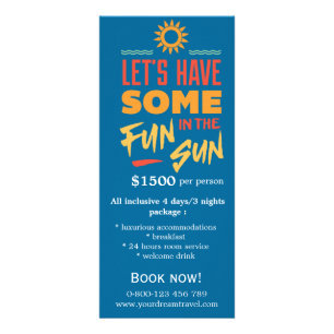 Tarjeta Publicitaria Viajes turísticos