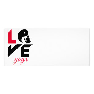 Tarjeta Publicitaria Yoga de amor