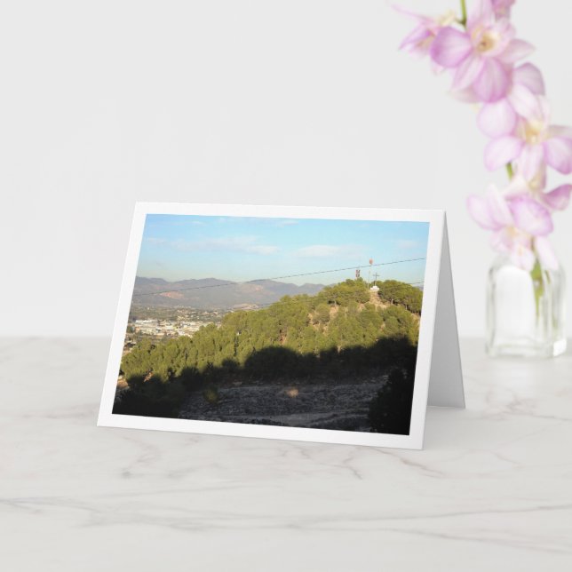 Tarjeta Pueblo de Lliria, Valencia, España (Orquídea)