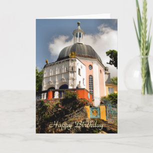 TARJETA PUEBLO ITALIANO PAÍS DE GALES