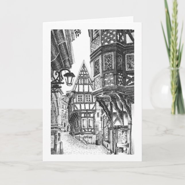 Tarjeta Pueblo Medieval (Anverso)