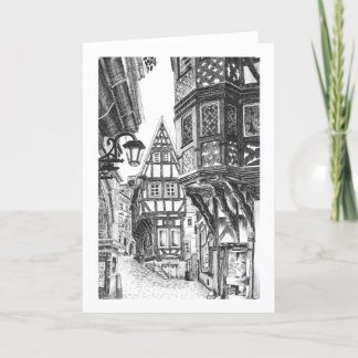 Tarjeta Pueblo Medieval