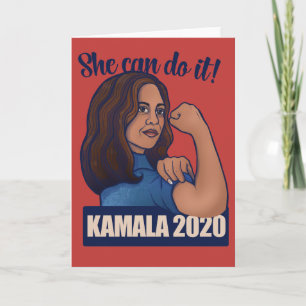 Tarjeta Puede hacerlo KAMALA 2020 Vote Kamala Harris
