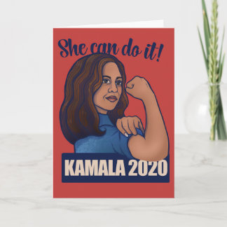 Tarjeta Puede hacerlo KAMALA 2020 Vote Kamala Harris