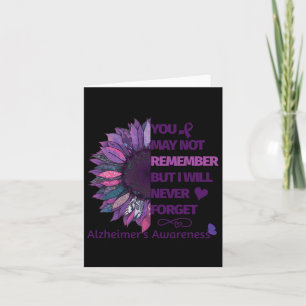 Tarjeta Puede que no lo recuerde - Heimerheimer Awareness 