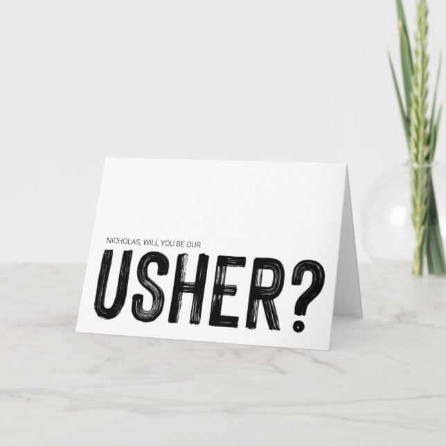 Tarjeta ¿Puede Utilizar El Boda Que Pide La Propuesta? (Anverso)