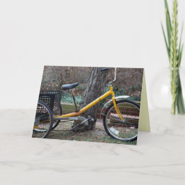 Tarjeta Puedes andar en bicicleta si quieres