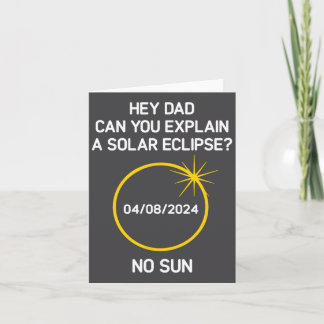 Tarjeta ¿Puedes Explicar Un Eclipse Solar_ No Sol, Diverti