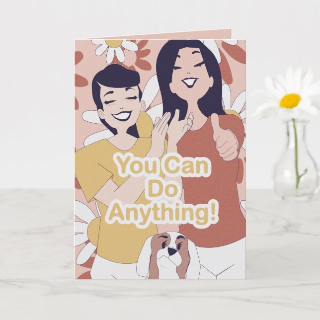 Tarjeta Puedes Hacer Cualquier Cosa (Planta pequeña)