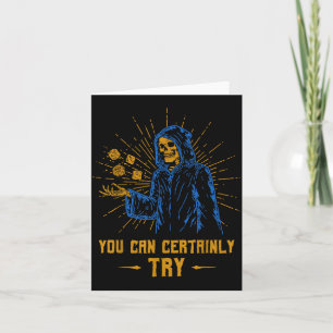 Tarjeta Puedes Intentar Ciertamente El Meme De Fantasía De