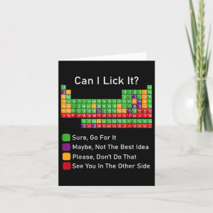 Tarjeta ¿Puedo Hacer Clic En La Tabla Periódica?