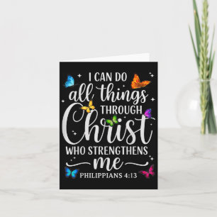 Tarjeta Puedo Hacer Todas Las Cosas A Través De Cristo Mot