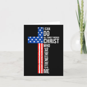 Tarjeta Puedo Hacer Todas Las Cosas A Través Del Cristo Je