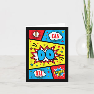 Tarjeta Puedo Hacer Todas Las Cosas Afirmaciones Positivas