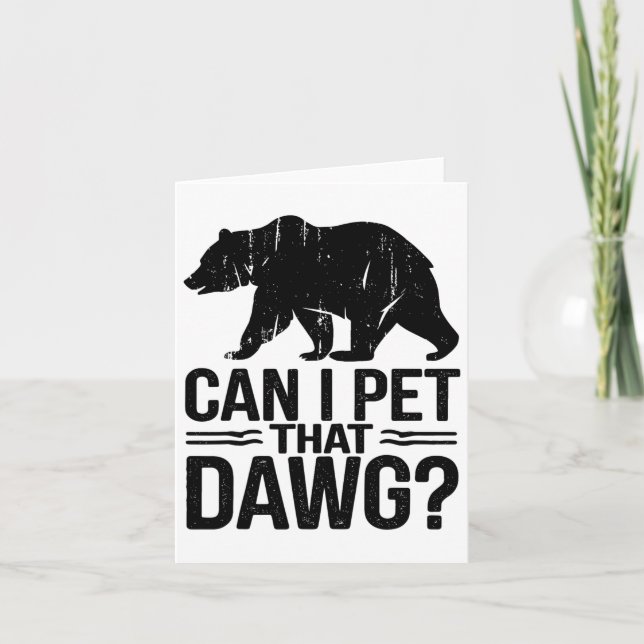 Tarjeta ¿Puedo Mascota A Ese Perro Divertido Dawg Con Meme (Anverso)