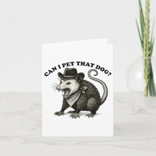 Tarjeta ¿Puedo Mascota A Ese Perro Meme Animal Lover Funny