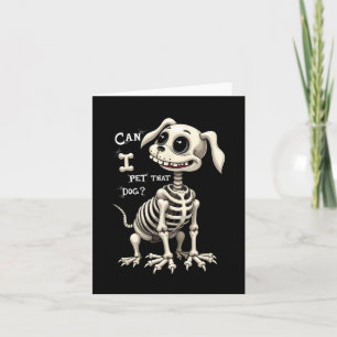 Tarjeta ¿Puedo Mascota esos regalos de Halloween con esque