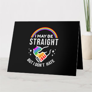 Tarjeta Puedo ser franco pero no odio el orgullo gay LGBT