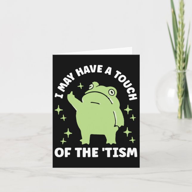 Tarjeta Puedo Tener Un Toque Del Tismo (Anverso)