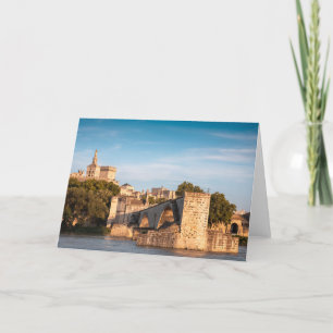 Tarjeta Puente Avignon Francia
