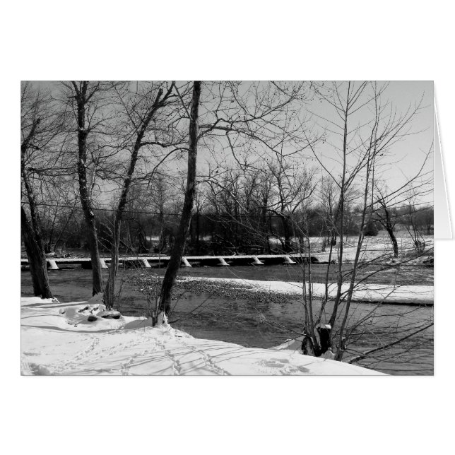 Tarjeta puente de agua baja de Misuri (Anverso (Horizontal))