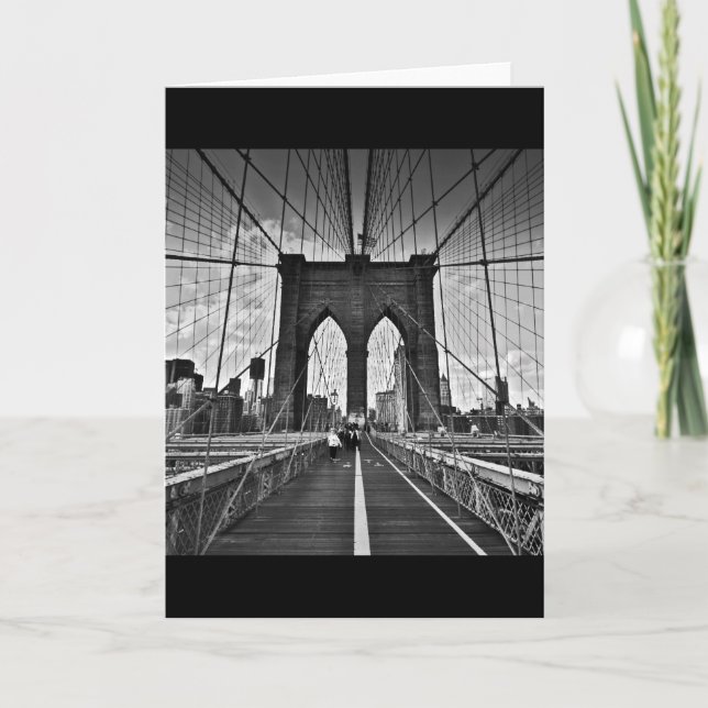 Tarjeta Puente de Brooklyn (Anverso)