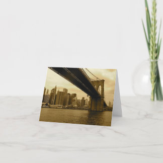 Tarjeta Puente de Brooklyn/Manhattan
