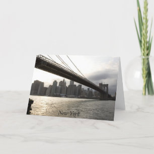 Tarjeta Puente de Brooklyn, Nueva York
