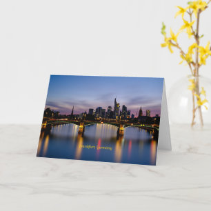 Tarjeta Puente de Frankfurt, Alemania