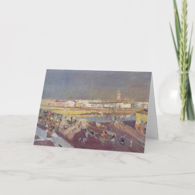 Tarjeta Puente de Joaquín Sorolla- Triana, Sevilla (Anverso)