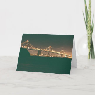 Tarjeta Puente de la bahía de San Francisco