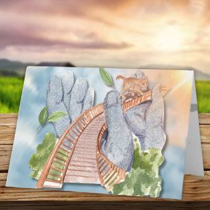 Tarjeta Puente de la simpatía de los Mascotas de amor