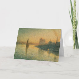 Tarjeta Puente de Londres - Joseph Pennell - 1893