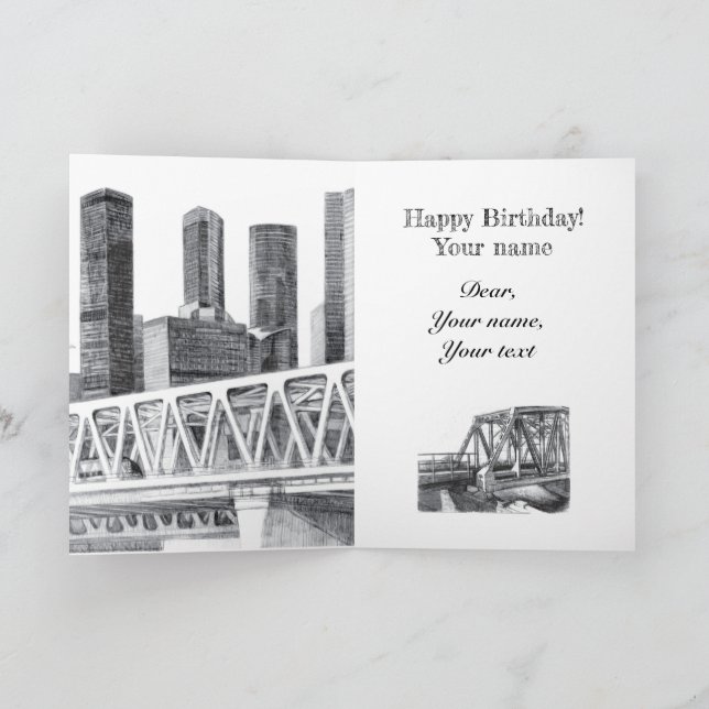 Tarjeta Puente de metro (Interior)