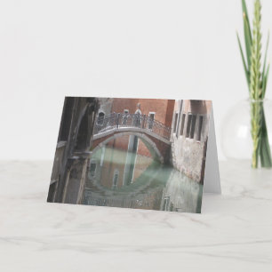 Tarjeta Puente de Venecia - notecard