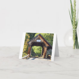 Tarjeta Puente del río Sqaum de Nuevo Hampshire